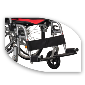 Footrest with Strap - ASSURE REHAB Lightweight Detachable Wheelchair (AR-0900)