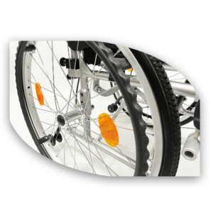 NEW1 Light Reflector - ASSURE REHAB Lightweight Detachable Wheelchair