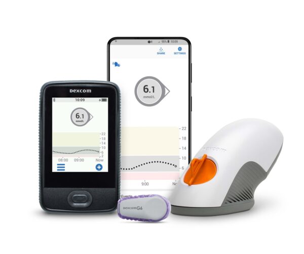 dexcom-g6-mmol-android-sensor-transmitter-receiver-applicator-front